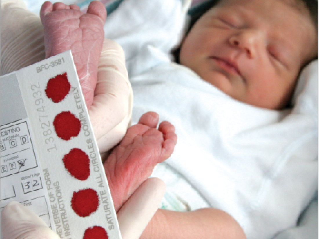 In the 1960s, March of Dimes research led to the first newborn screening test