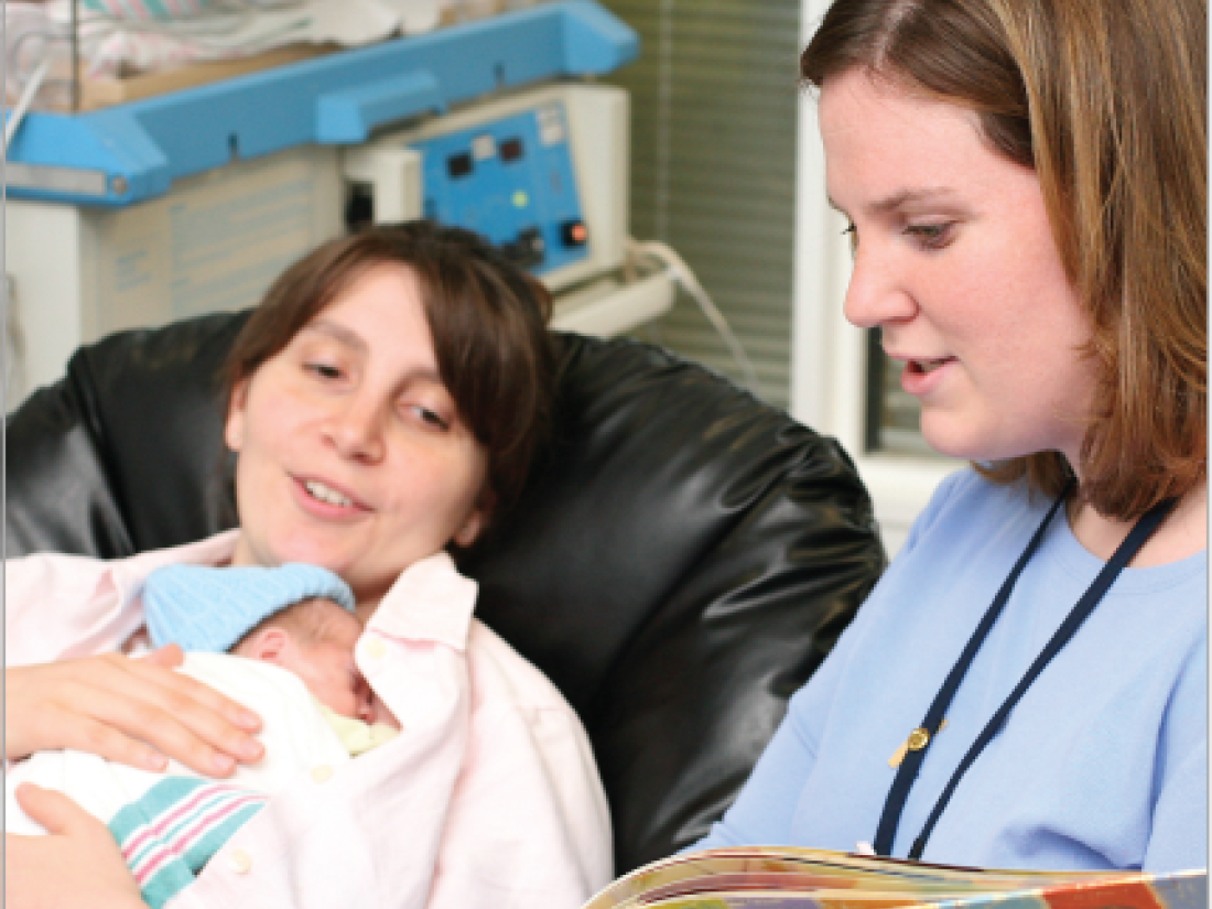 The NICU Family Support® program provides information and comfort to families